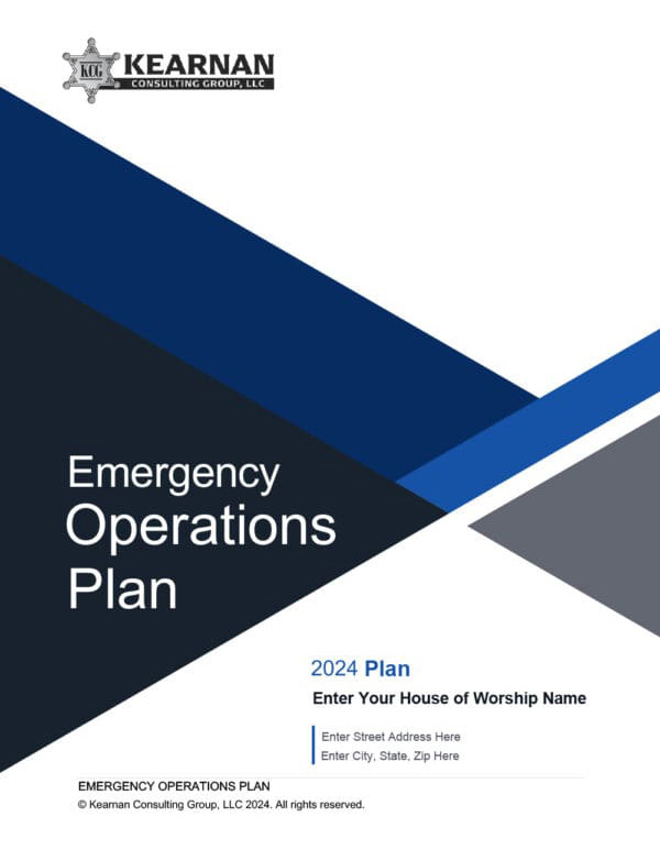 Emergency Operations Plan for House of Worship - Kearnan Consulting Group