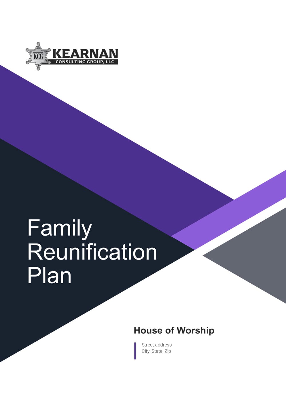 Family Reunification Plan - Kearnan Consulting Group - Church Security Solutions